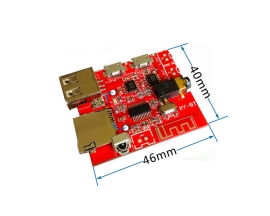 2X3W MP3 USB Audio Receiver Amplifier Board Module 90dB Support U Disk TF Card MP3 WAV Lossless Decoder IR Remote Control