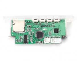 DC 5-12V Digital Audio Receiver USB SD TF Card MP3 Decoder Board Recording Time Display FM Radio Speaker Module