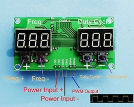 Digital Square Wave Pulse Signal Generator Adjustable PWM Frequency PWM Module Stepping Motor Driver Board 6Hz-100KHz