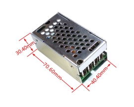 DC to DC Step Down Buck Converter 4 USB Interface Adjustable Power Supply Module Board DC 24V/12V to DC 5V 5A