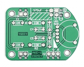 DIY Audio Power Amplifier Board Kit Radio Speaker Loudspeaker DIY Kits 3W DC 4.5-5V Amplifier with Battery Case