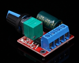 4.5-35V 90W PWM DC Motor Speed Control Regulator Module 5A Switch Controller Regulator LED Dimmer Board 20KHz