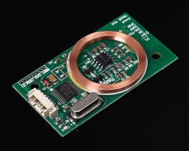 RFID Reader Wireless Module UART 3Pin 125KHz EM4100 8CM DC 5V for IC Card