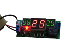 DC 12V Digital Temperature Controller Module Switch Temp Control Board -9~99 Celsius with Waterproof NTC Sensor Probe