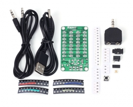 DIY Audio Spectrum Display Kit 8x4 Colorful SMD LED Soldering Practice Kits Music Level Indicator Electronic DIY Kits