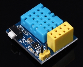 DHT11 Temperature Module and Humidity Shiled Board Temp Sensor Module for ESP8266 ESP-01/ ESP-01S