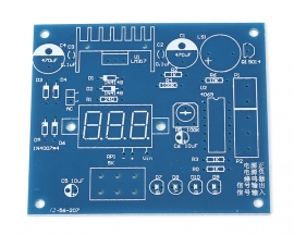 US Plug 220V DIY Kit LM317 Adjustable DC Power Supply Board Voltage Regulator Module Kits with Acrylic Case