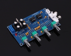 XH-M164 NE5532 Tone Amplifier Board Preamplifier Power Supply Dual Channel Audio Amplifier Board 4 Way Adjustment HiFi Board