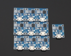 10PCS TP4056 1A Li-ion Lithium Battery Charging Module Charging Board Charger with Micro USB