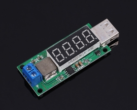 DC-DC Fast Charging Step Up USB Module Boost Converter 3V 3.7V 4.2V to 5V 2A 4 Digits Digital Display Module