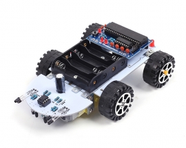 DIY Kit C51 Intelligent Vehicle Obstacle Avoidance Tracking Kit Intelligent Car DIY Smart Car Module
