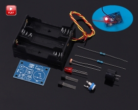 DIY Kit Photosensitive Sound Light Sensor Alarm Kit Electronic Production Parts DIY Module