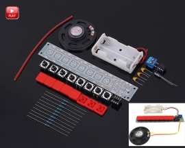 DIY Kit NE555 Electronic Component Parts Electric Piano Organ Module DIY Set with Battery Box