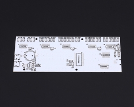 DIY Kit Red LED Dot Matrix Clock SMD Kit Parts C51MCU Temperature Control Module with Acrylic Shell