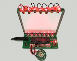 DIY Kit C51 MCU Laser Harp String Electronic Keyboard Sensor Music Controller