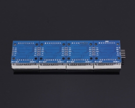 MAX7219 Dot Matrix Module 8x32 MCU Control Drive Module Red LED Display Board Module with 5P Dupont Wire