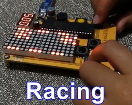 DIY Kit Game Kit Creative Electronics Experiment Toy Kit Module MCU Computer Game Machine for Tetris/Snake/Plane/Racing