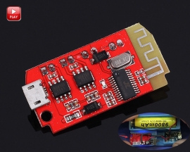 CT14 Mini Stereo Amplifier Module Bluetooth-compatible 5.0 Power Amplifier Board Module 5VF 5W+5W with Micro USB Charging Port