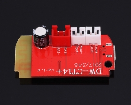 CT14 Mini Stereo Amplifier Module Bluetooth-compatible 5.0 Power Amplifier Board Module 5VF 5W+5W with Micro USB Charging Port