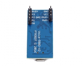 WT588D-U-32M Voice Sound Module Mini USB Interface 32Mbit WAV Sound Speaker Module for 0.5W 8ohm Voice Playback Module