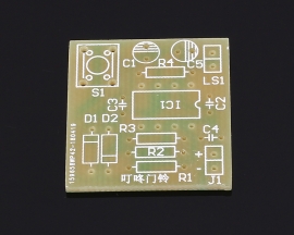 DIY Kit Electronic Doorbell NE555 Electronic Production Transformer Sound Circuit Processing Board