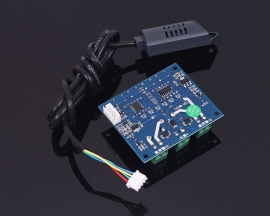 XH-M452 DC 12V LED Dual Digital Temperature Humidity Controller Independent Output 10A Relay Control Thermostat +Probe