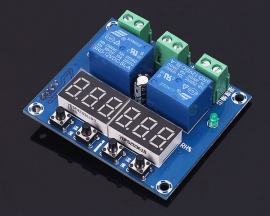 XH-M452 DC 12V LED Dual Digital Temperature Humidity Controller Independent Output 10A Relay Control Thermostat +Probe