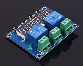 XH-M452 DC 12V LED Dual Digital Temperature Humidity Controller Independent Output 10A Relay Control Thermostat +Probe