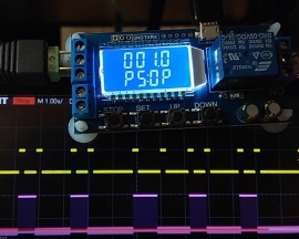 Micro USB Digital LCD Display Time Delay Relay Module 6-30V Control Timer Switch Trigger Cycle Module