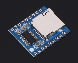 Mini MP3 Player Module Audio Voice Board 8Bit I/O UART Control Support SD Card TF Card