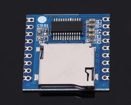 Mini MP3 Player Module Audio Voice Board 8Bit I/O UART Control Support SD Card TF Card