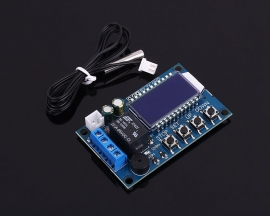 Digital Temperature Controller Switch Module Micro Digital Thermostat Board LCD Display with NTC Waterproof Sensor Probe