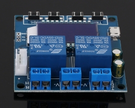 SHT20 Humidity Temperature Controller DC 12V 0-100%RH -20-60 Celsius Digital LCD Display 2-Channel Relay Module