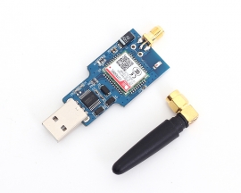 USB to GSM Serial GPRS SIM800C Module Wireless Bluetooth-compatible Board Sim900a Computer Control Calling with Antenna