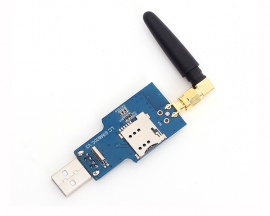 USB to GSM Serial GPRS SIM800C Module Wireless Bluetooth-compatible Board Sim900a Computer Control Calling with Antenna