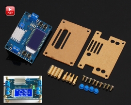 DC-DC 5A Step Down Power Supply Module LCD Display Constant Voltage Constant Current Adjustable Buck Converter CVCC Adapter