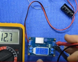 DC-DC 5A Step Down Power Supply Module LCD Display Constant Voltage Constant Current Adjustable Buck Converter CVCC Adapter