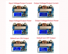 Adjustable Step Up Step Down Power Supply Module Boost Buck Converter LCD Display Voltage Regulator