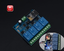 DC 5V ESP8266 WIFI 4 Channel Relay Module Remote Control Switch IOT Wireless Transmitter For Smart Home