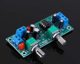 SFT-B200 DC 12V Single Power Supply Heavy Subwoofer Preamp Board HIFI Low Pass Filter Pre-circuit Module