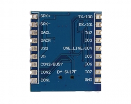 DC 5V USB MP3 Player Module Audio Voice Board 8Bit I/O UART Control 4MBytes Flash Voice Playback Module