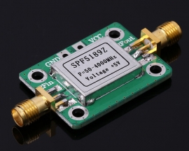 LNA 50-4000 MHz RF Low Noise Amplifier Signal Receiver SPF5189 NF 0.6dB with Shielding shell