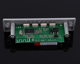 3.7V-5V White MP3 Decoder Board Bluetooth-compatible Call Module FM AUX Input Support TF Card/U-Disk Lossless