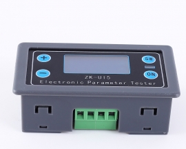 DC 5V-38V Multi-function Meter LCD Voltmeter Ammeter Battery Capacity Tester Power Tester Discharge Timer Temperature Display