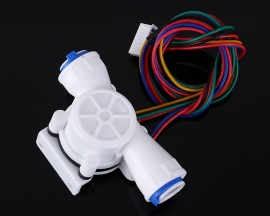 DC 5V-24V 3/8" Water Flow Sensor Hall Sensor G3/8 TDS Multi-Function Flowmeter 0.35MPa