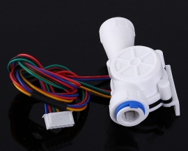 DC 5V-24V 3/8" Water Flow Sensor Hall Sensor G3/8 TDS Multi-Function Flowmeter 0.35MPa