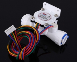 DC 5V-24V 3/8" Water Flow Sensor Hall Sensor G3/8 TDS Multi-Function Flowmeter 0.35MPa