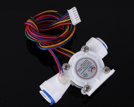 DC 5V-24V 3/8" Water Flow Sensor Hall Sensor G3/8 TDS Multi-Function Flowmeter 0.35MPa
