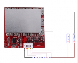 4S 3.2V Lithium Iron Phosphate Battery 12.8V 100A Charging Protector Balanced Function Board