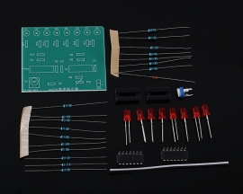 DIY Kit LM324 Temperature Indicator DC 5V Thermistor Sensor Electronic Soldering Practice Kits